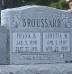 Tombstone for Frank and Lotetta Broussard Tombstone for Frank and Lotetta Broussard